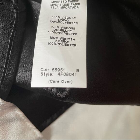 Revolve Fifteen Twenty Faded Marble Drape Side Angle Blouse Asymmetric XS NWT - Picture 13 of 15